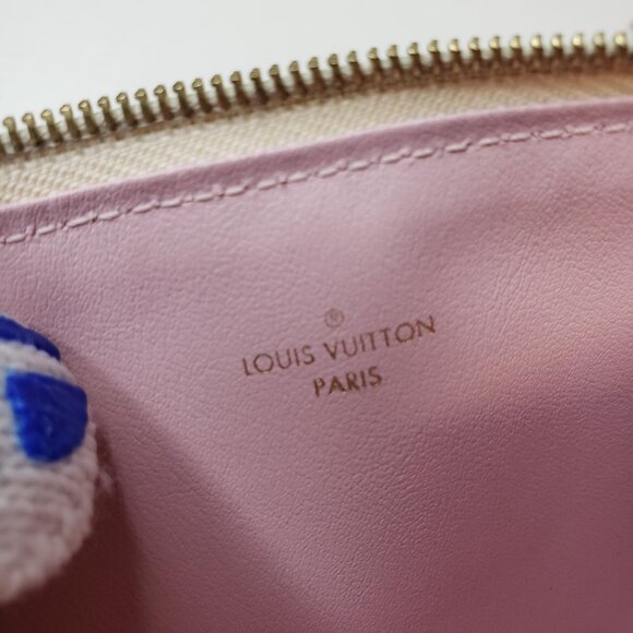 Louis Vuitton Insert Felicie Wallet Card Sloys Pink Leather Canvas Lux150-092225 - Picture 11 of 13